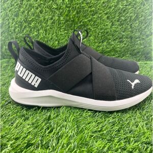 Puma Soft foam Slip On Athletic Shoes Black Women Size 8 M US Walking Casual